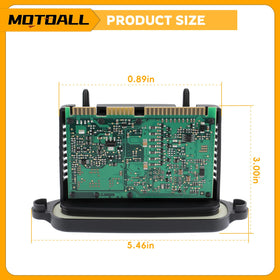 MOTOALL module installed in BMW headlamp demonstrating correct fit and restored function