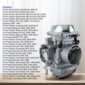 MOTOALL carburetor installed on Polaris ATV engine demonstrating direct-fit compatibility