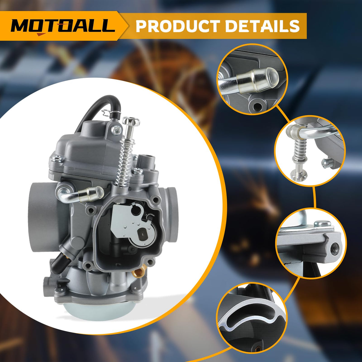 MOTOALL labeled kit packaging ready for shipping and straightforward identification