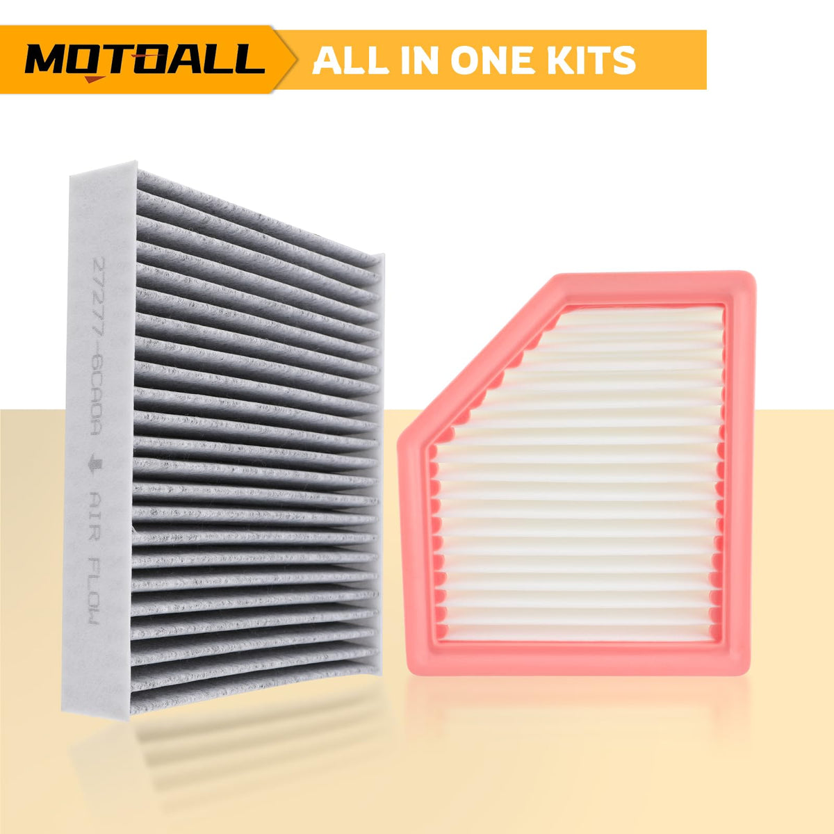 MOTOALL lifestyle image with Mitsubishi Outlander and Nissan Rogue highlighting owner-ready replacement kit