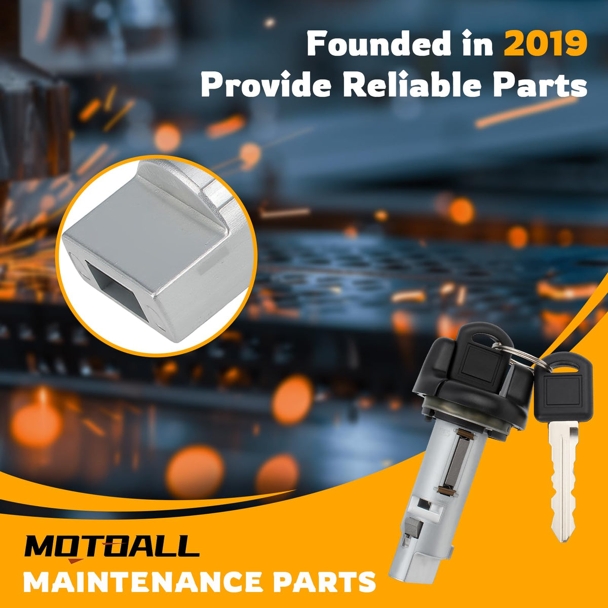 MOTOALL packaging and contents showing all included parts and keys