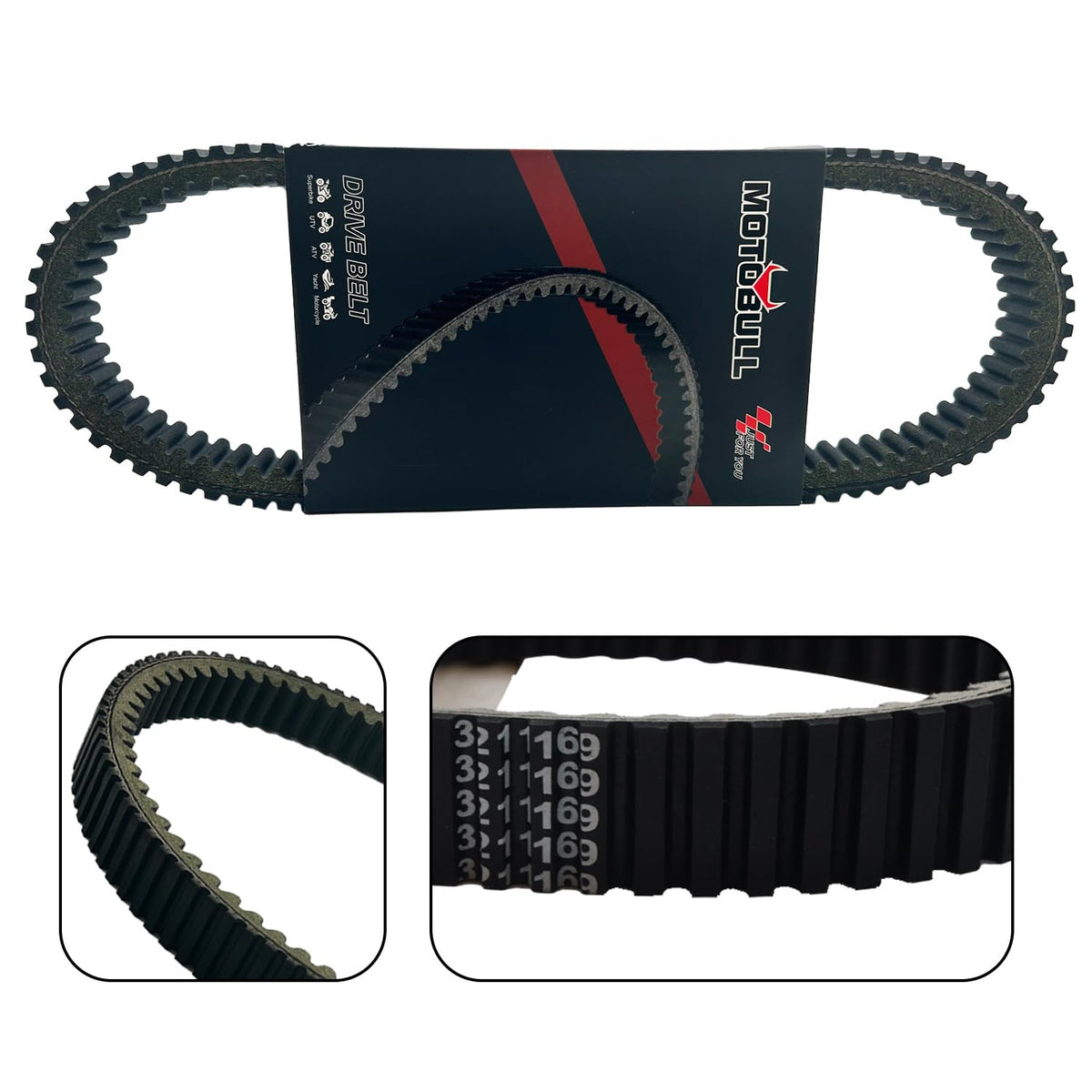 MOTOBULL part number label 3211169 visible for model verification