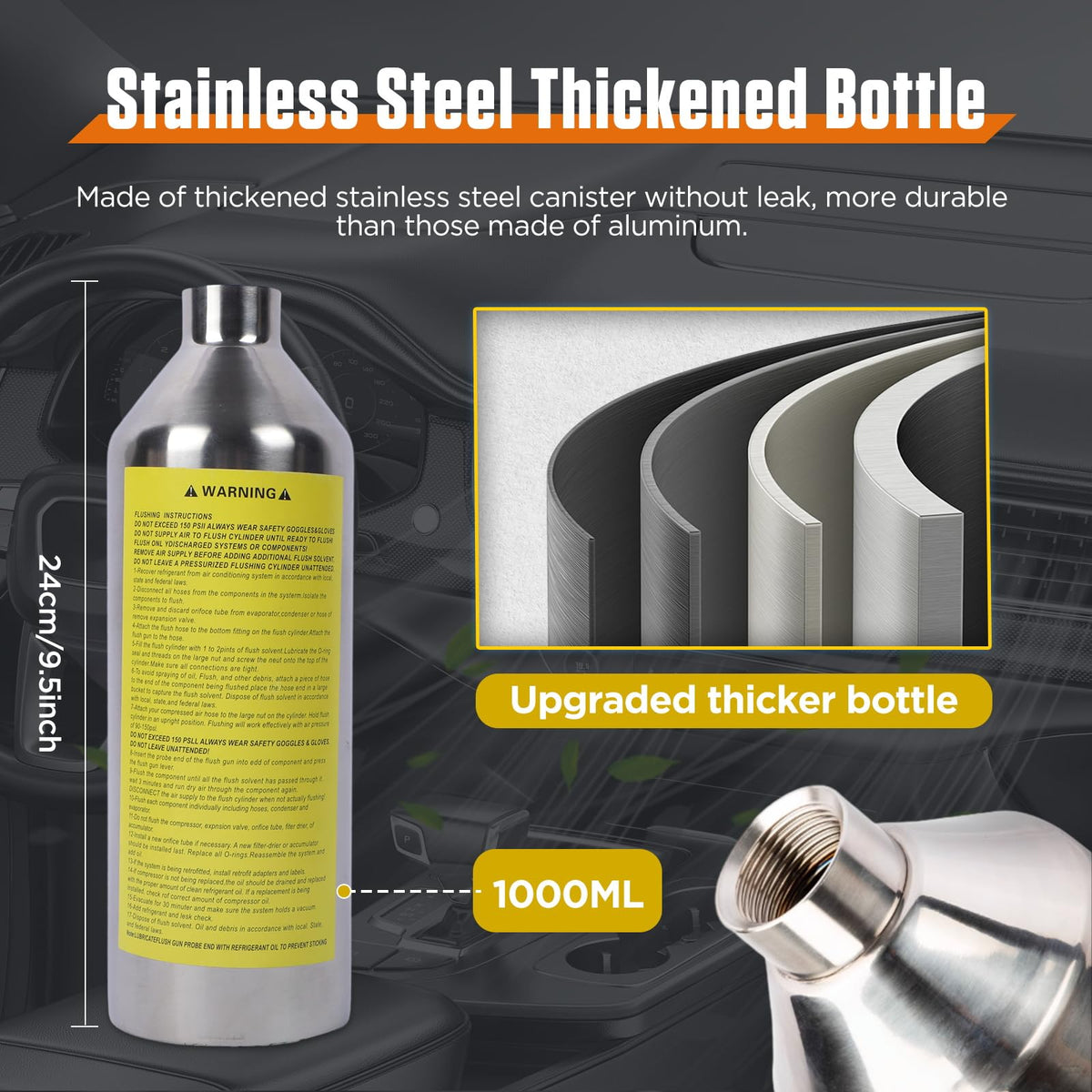 MOTOCOCHE spray head sealing pipe opening to prevent solvent backflow