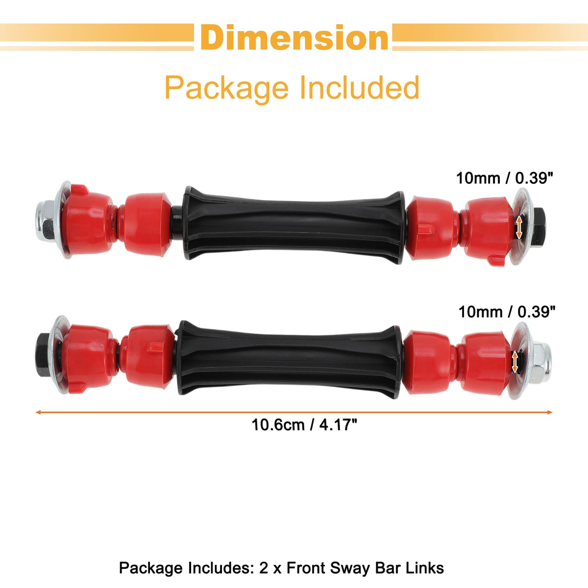 Motoforti sway links in garage lifestyle shot demonstrating professional fitment and stability benefit