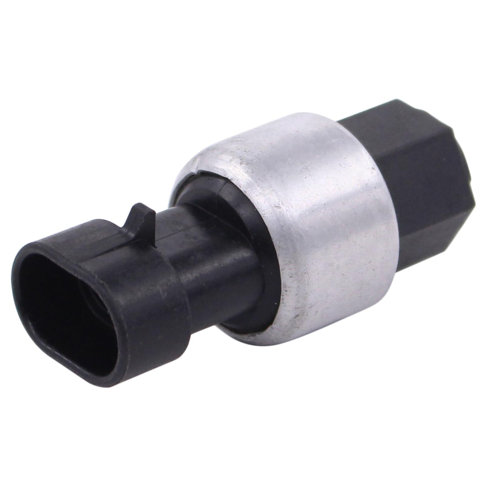 MOTOKU front view of A/C pressure switch showing connector and mounting for quick identification