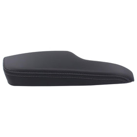 MOTOKU armrest close-up texture detail showing leather grain and durable finish for long wear