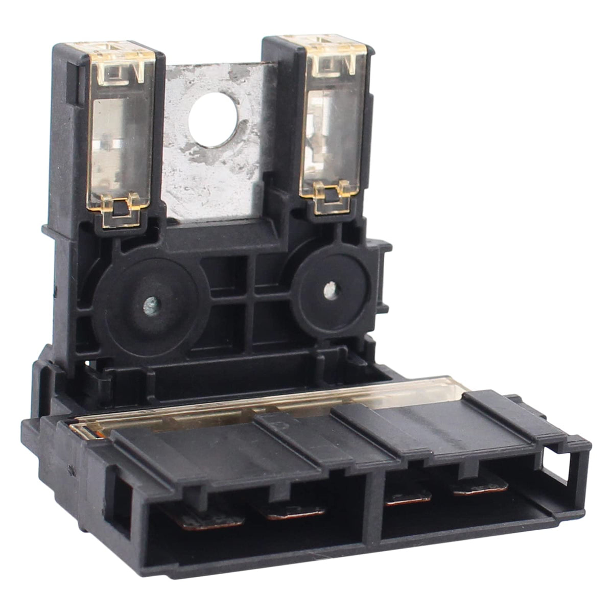 MOTOKU assembly mounted on battery post demonstrating correct fit