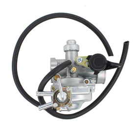 MOTOKU carburetor front view showing mounting points and fast fit benefits