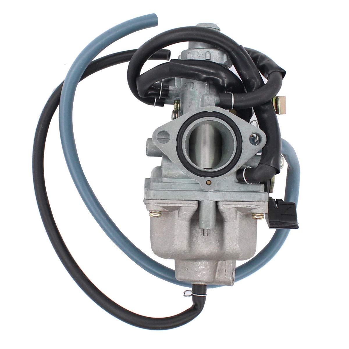 MOTOKU carburetor installed on a TRX250 ATV displaying correct fit and restored throttle response