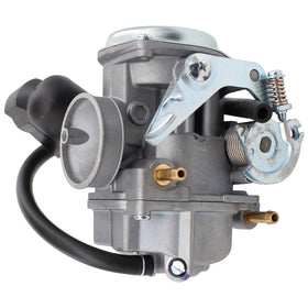 MOTOKU carburetor intake flange detail showing bolt holes for direct Honda Ruckus fit