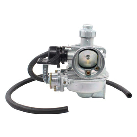 MOTOKU carburetor side detail highlighting throttle linkage and durable finish