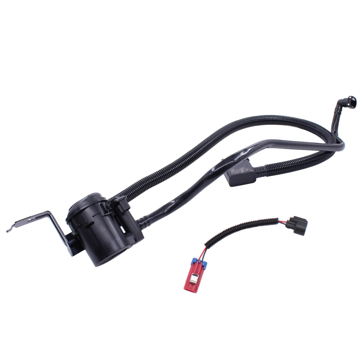 MOTOKU solenoid side profile showing mounting points and durable casing