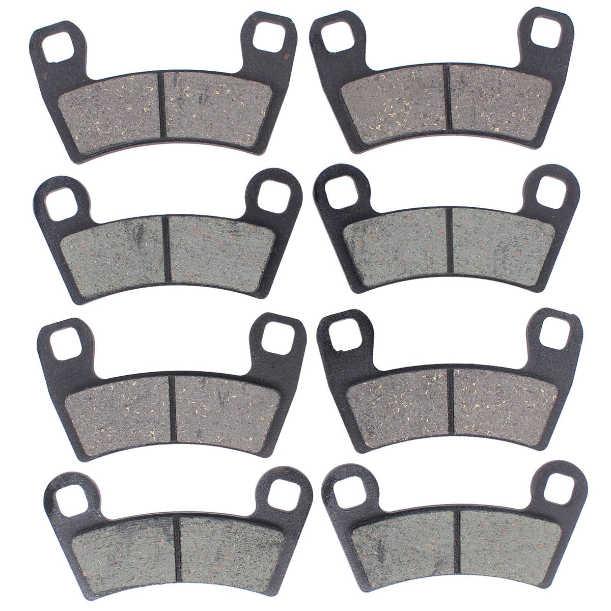 MOTOKU front and rear kit packaging showing included pads and labels for easy identification and fit