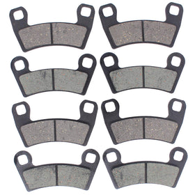 MOTOKU front and rear kit packaging showing included pads and labels for easy identification and fit