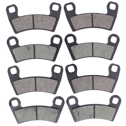 MOTOKU front and rear kit packaging showing included pads and labels for easy identification and fit