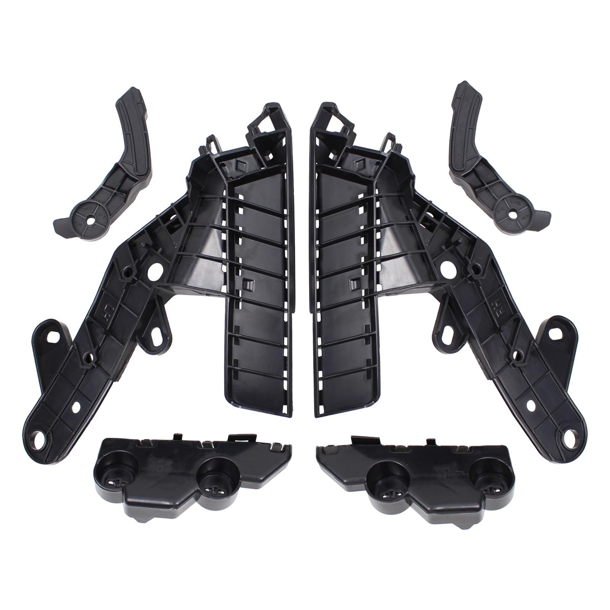 MOTOKU front bumper retainers front view showing exact fit and secure hold