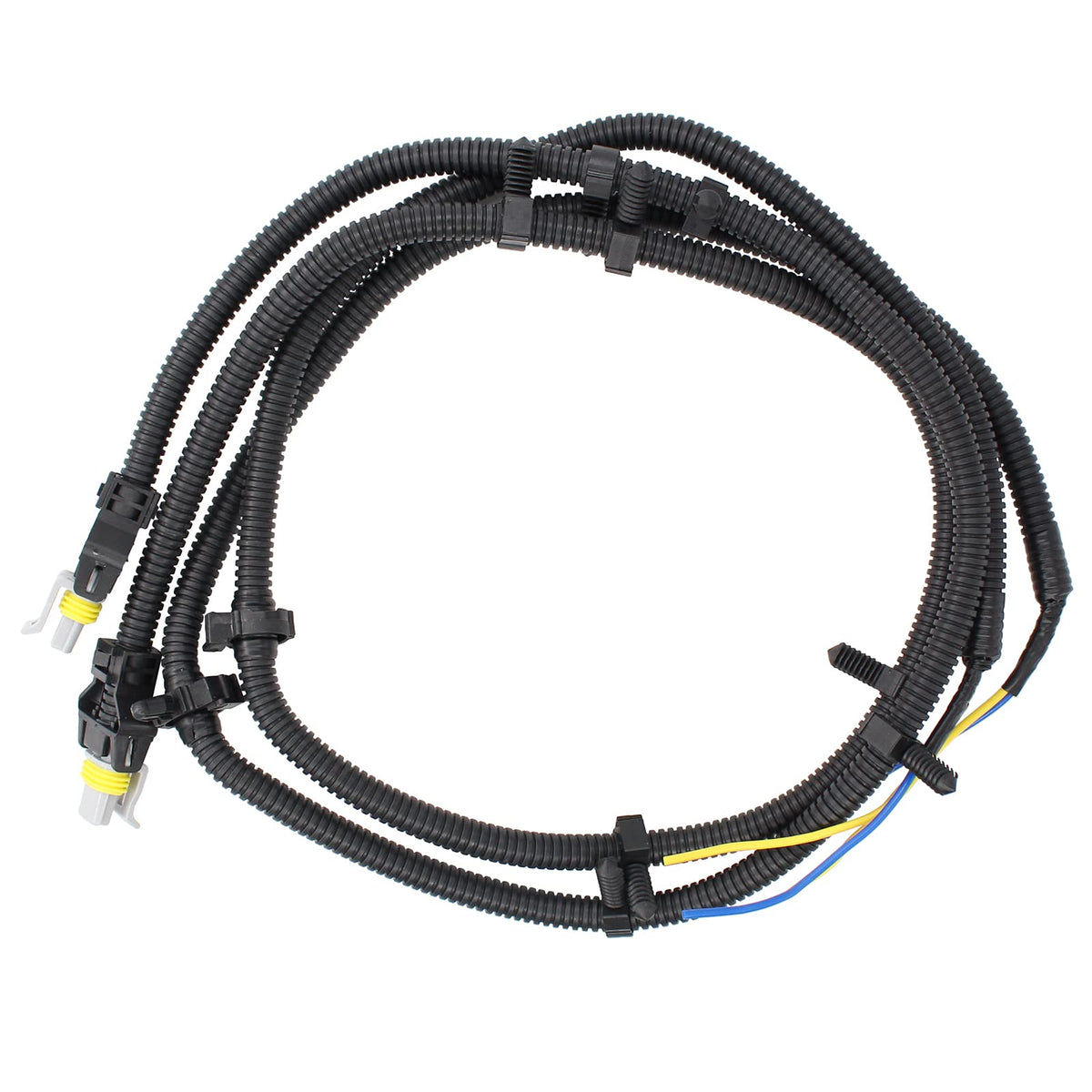 MOTOKU front connector view showing housing and secure fit benefit