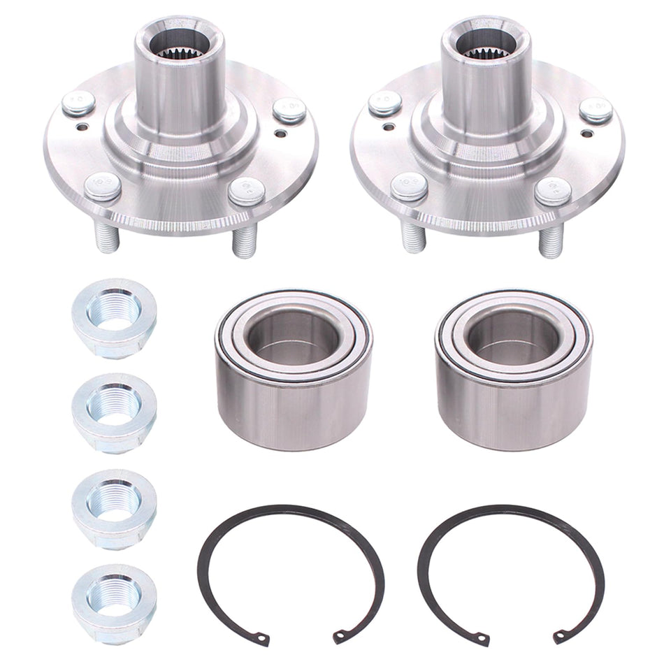 MOTOKU front hub assembly front view showing fitment and durable construction