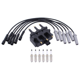 MOTOKU front packaging showing ignition coil and wire set, clear fitment benefit