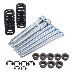 MOTOKU front packaging kit showing complete hinge pin and bushing set, easy replacement