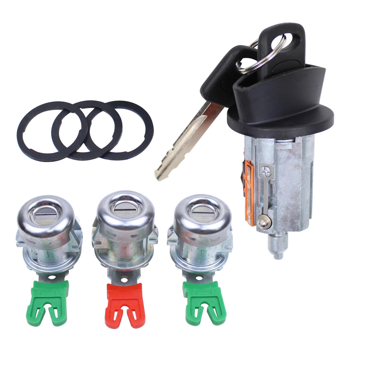 MOTOKU front packaging showing full replacement lock kit and easy identification