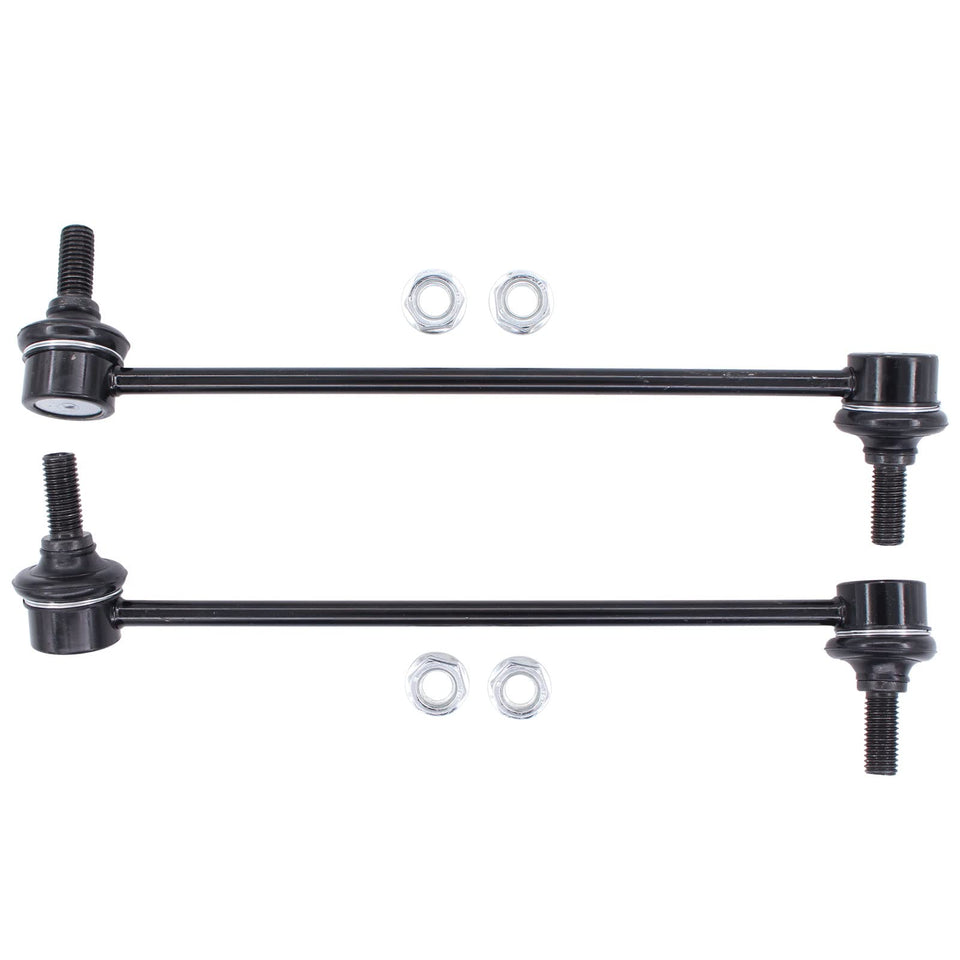 MOTOKU front sway bar link front view showing mounting points for direct fit