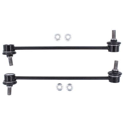 MOTOKU front sway bar links packaging showing contents and fitment benefit