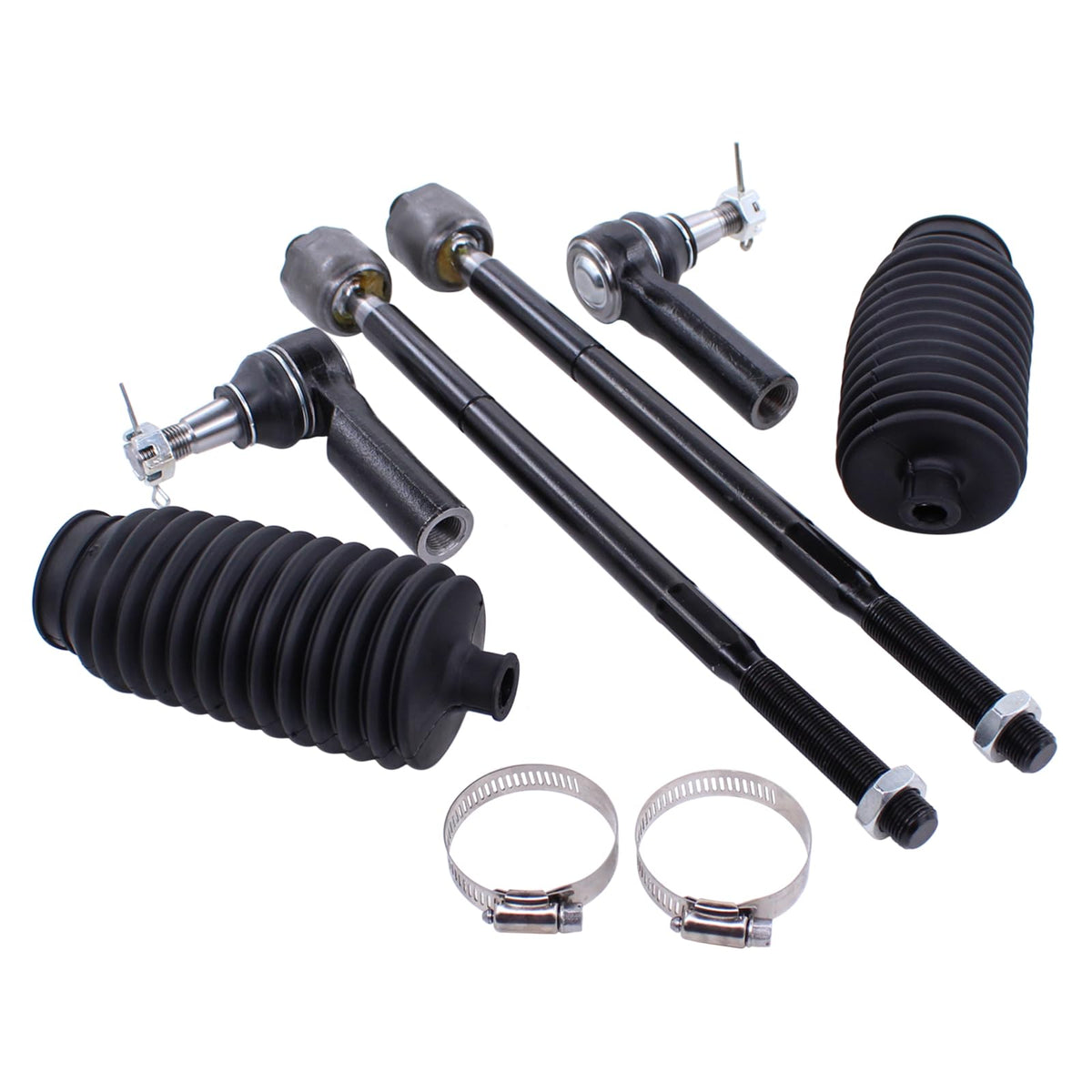 MOTOKU front tie rod ends packaging showing complete kit and benefit of matched replacement