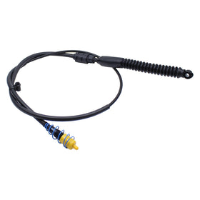 MOTOKU gearshift cable installed under truck demonstrating correct routing and fit