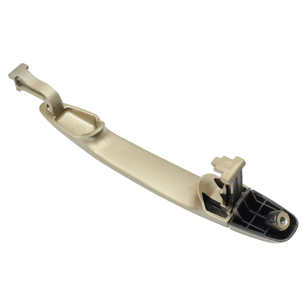 MOTOKU detail of handle without keyhole confirming compatibility for non-keyed doors