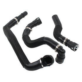 MOTOKU heater supply hose close-up showing durable finish and exact fit