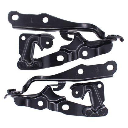 MOTOKU hinges installed on Camry hood showing improved alignment and security