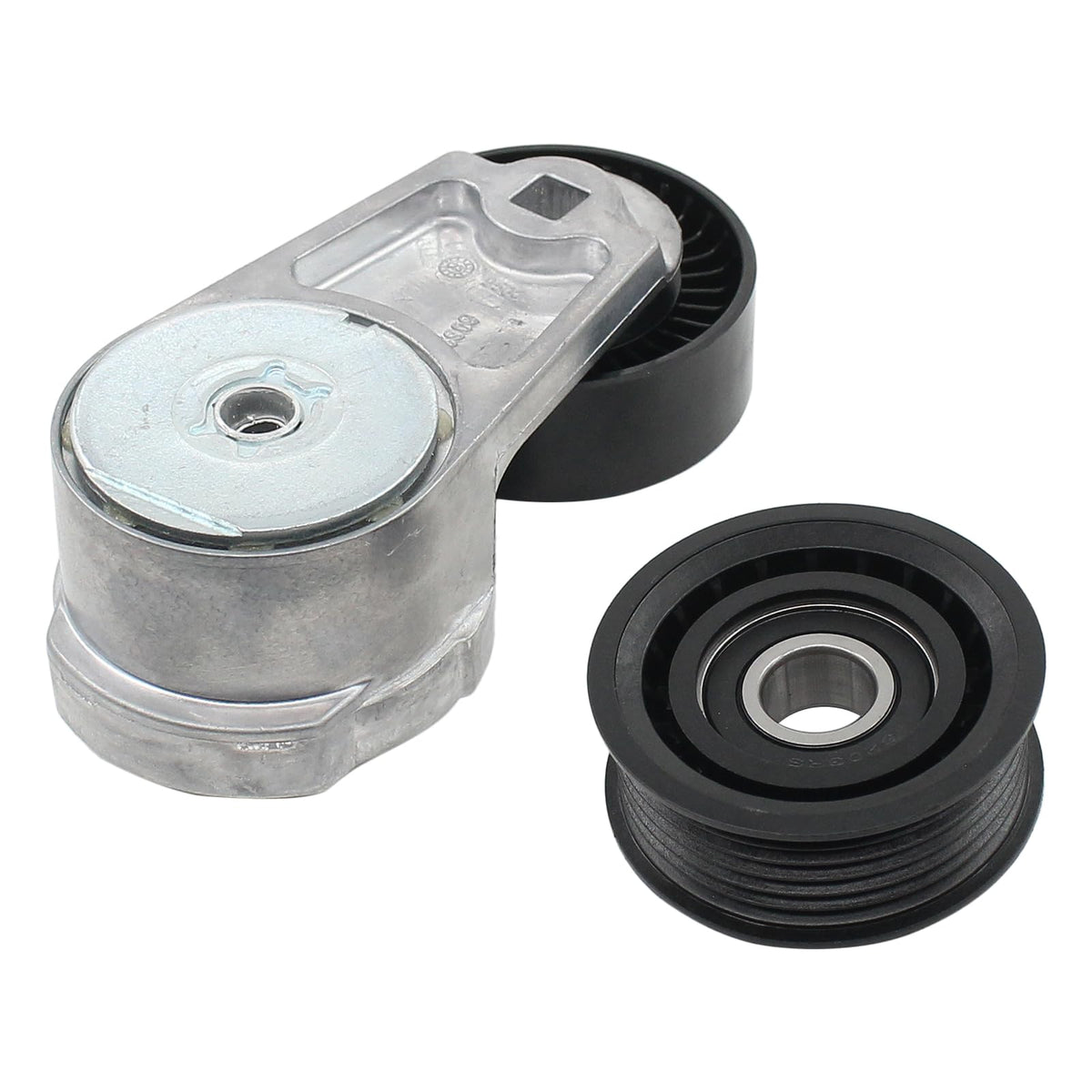 MOTOKU idler pulley closeup showing sealed bearing for durability
