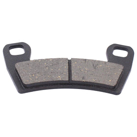 MOTOKU pad thickness shown with scale to demonstrate wear allowance and service readiness
