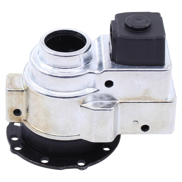 MOTOKU mirror motor front view showing mounting points and plug for easy replacement