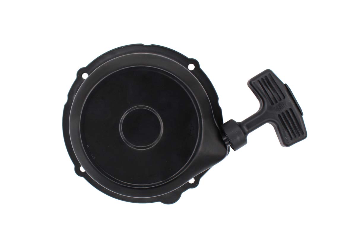 MOTOKU front view of recoil starter assembly showing fitment and mounting points for quick replacement