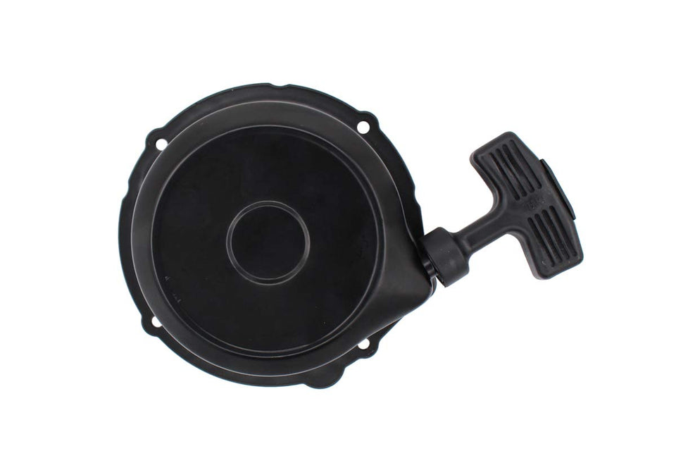 MOTOKU front view of recoil starter assembly showing fitment and mounting points for quick replacement
