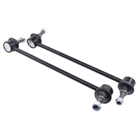 MOTOKU sway bar link close-up of ball joint and coating for corrosion resistance