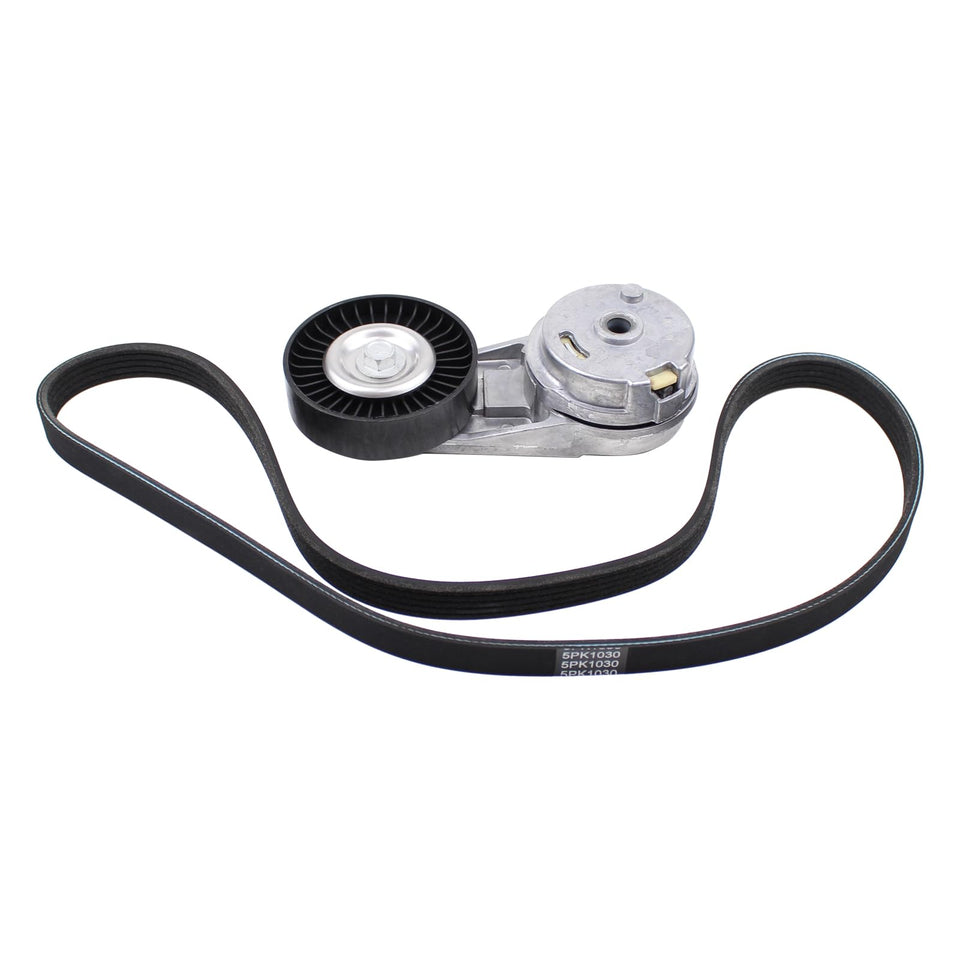 MOTOKU front view of tensioner showing fitment and solid construction benefit