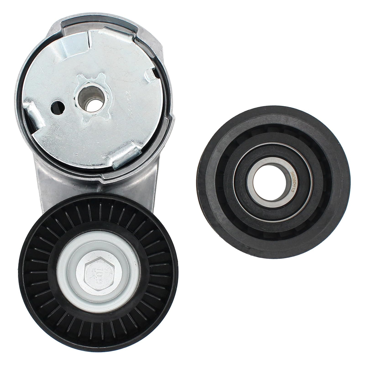 MOTOKU tensioner mounting detail highlighting bolt pattern and fit