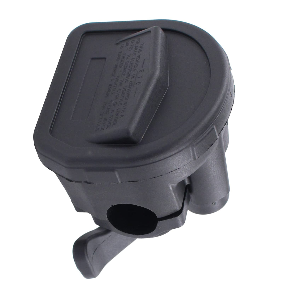MOTOKU thumb throttle housing and mounting detail for straightforward installation