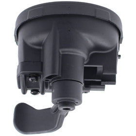 MOTOKU thumb throttle mounted on ATV handlebar demonstrating correct fit