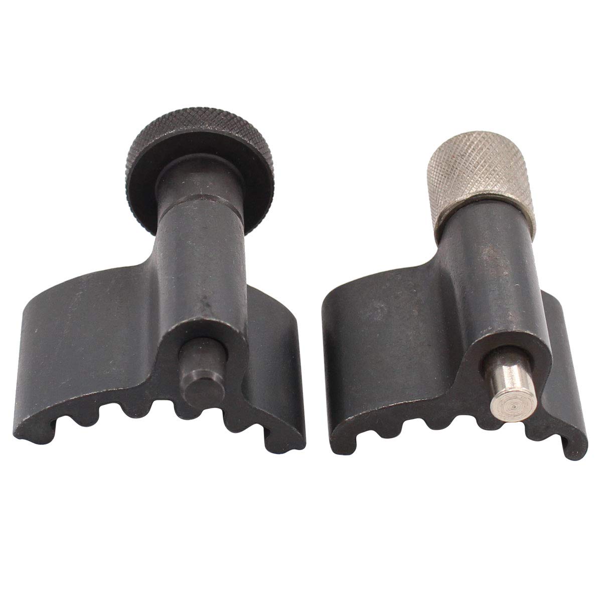 MOTOKU tools installed on a VW engine demonstrating secure timing lock benefit