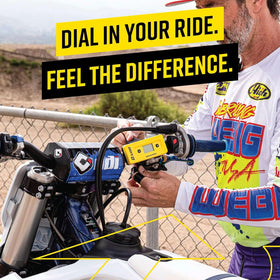 Motool Slacker mounted on handlebar demonstrating secure, quick-install benefit