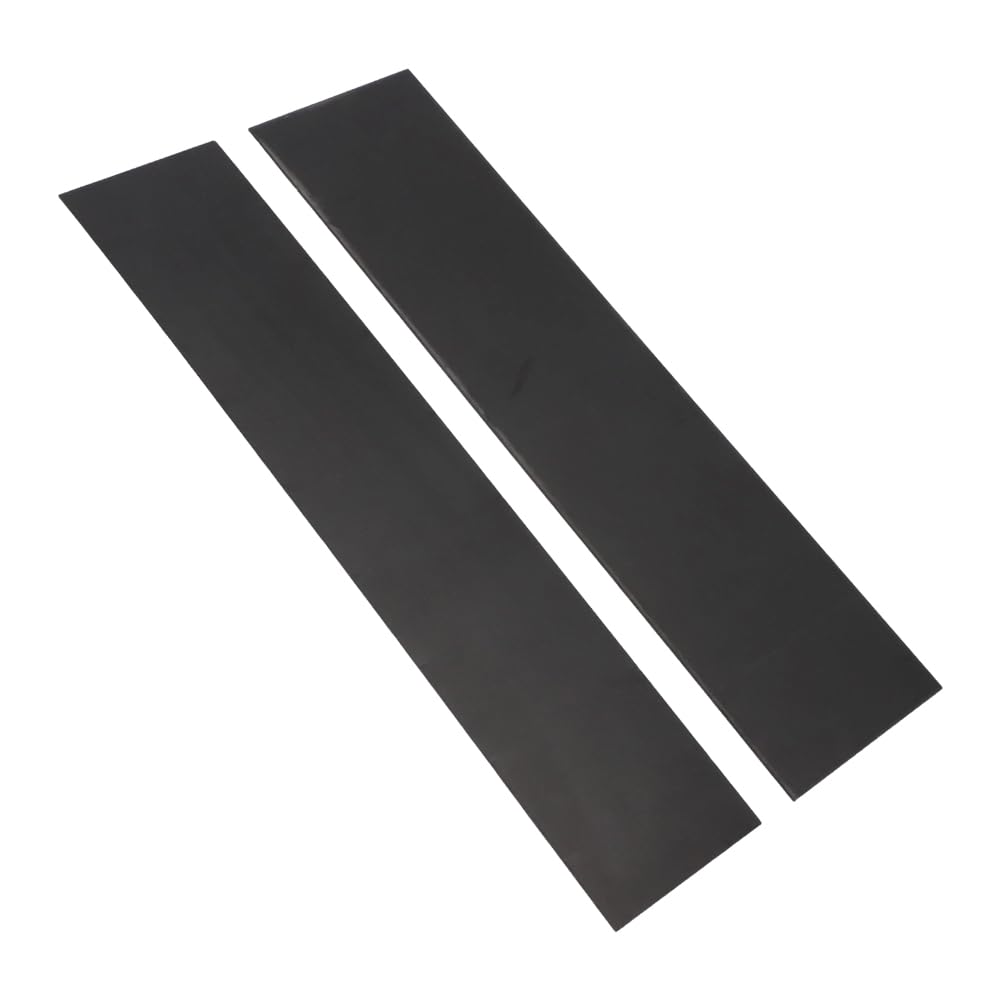 motoparty installation with hand applying trim demonstrating simple peel-and-stick benefit