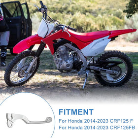 motoparty lever installed on handlebar illustrating correct fitment