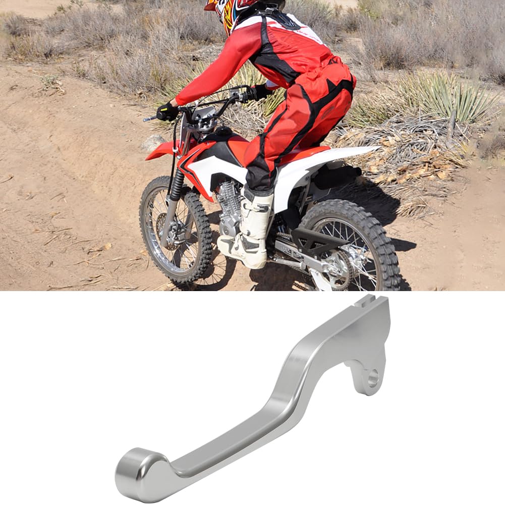 motoparty lever visible during ride demonstrating dependable control