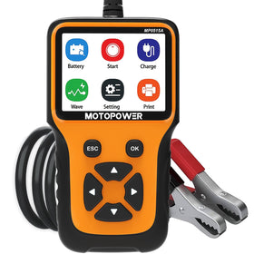 MOTOPOWER MP0515A front view showing screen and controls for fast diagnostics