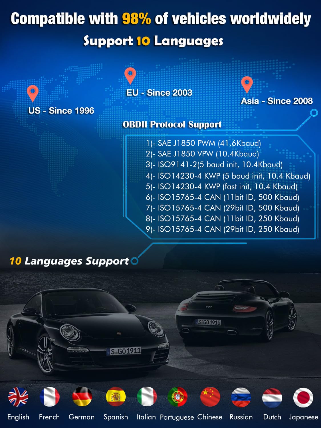 MOTOPOWER MP69040 QR code cloud print displayed on device for instant report sharing