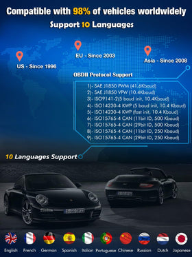 MOTOPOWER MP69040 QR code cloud print displayed on device for instant report sharing